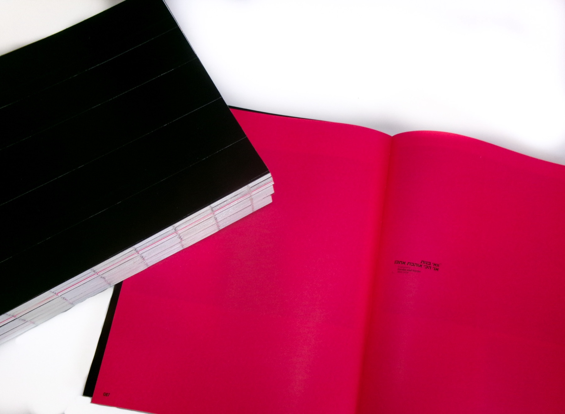 The book, open